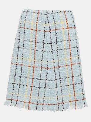 Kostkované bavlněné mini sukně Marni