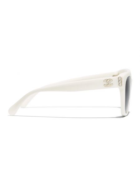 Gafas de sol con perlas de cristal Chanel blanco