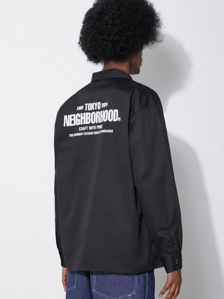Klasična košulja business Neighborhood crna