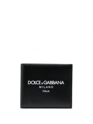 Portofel din piele cu imagine Dolce & Gabbana