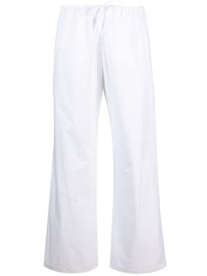 Прав панталон Matteau бяло