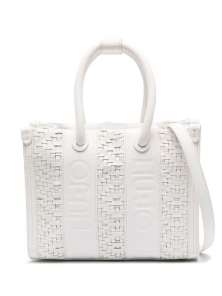 Τσάντα shopper Liu Jo λευκό