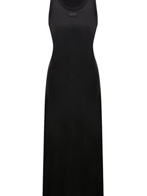 Шелковое платье Brunello Cucinelli черное
