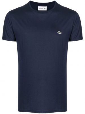 T-shirt brodé Lacoste bleu