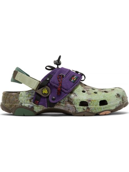 Классические кроссовки Crocs фиолетовые