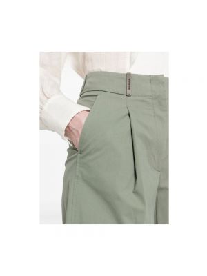 Pantalones rectos Peserico verde