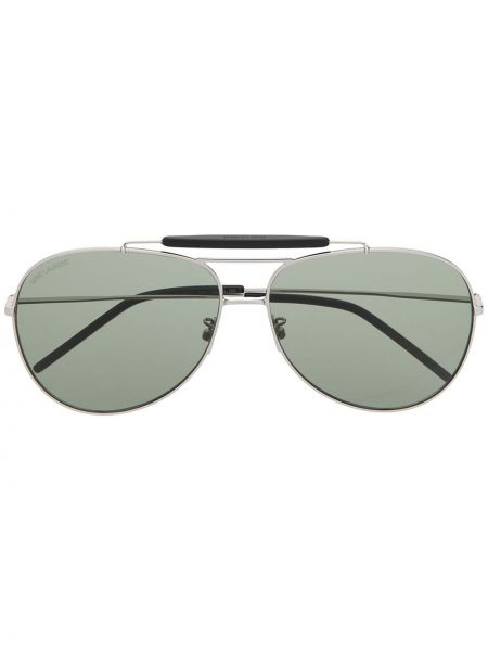 Klassisk overdimensjonert briller Saint Laurent Eyewear sølv