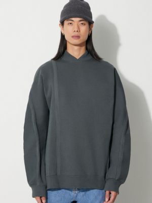 Однотонный хлопковый свитер A-cold-wall* серый