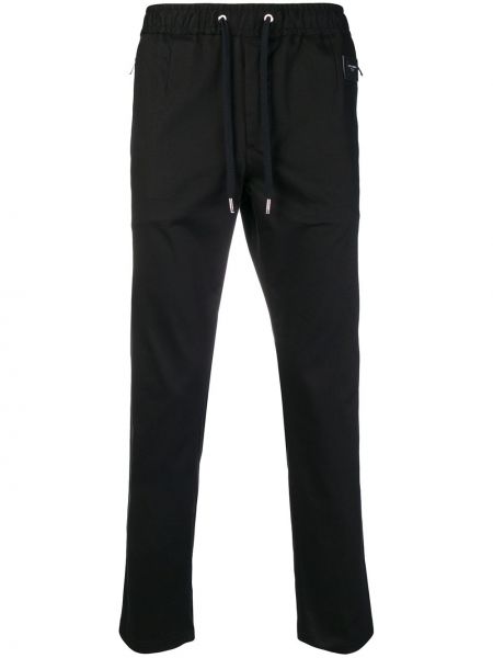 Pantalones de chándal con cordones Dolce & Gabbana negro