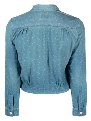 Geblümte hemd mit print Ralph Lauren Rrl blau