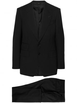 Volnena ukrojena obleka Tom Ford črna