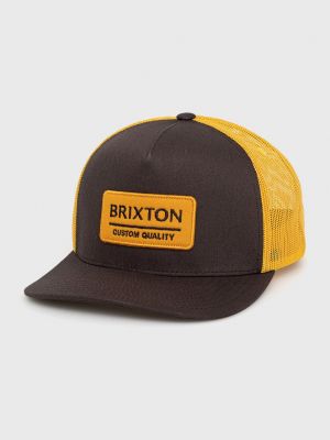 Čepice s aplikacemi Brixton hnědý