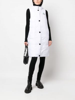 Kabát bez rukávů Armani Exchange bílý