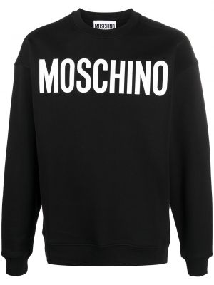 Trykt sweatshirt Moschino svart