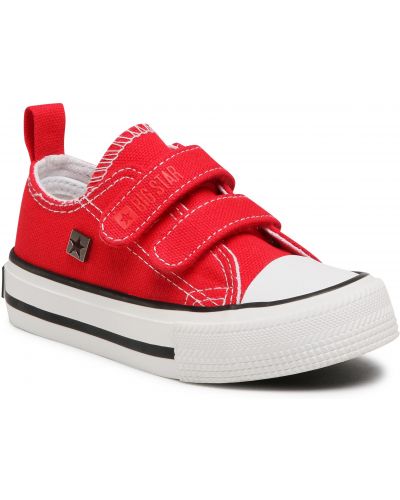 Hviezdne plátenky Big Star Shoes červená