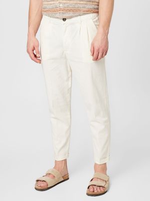 Pantaloni Redefined Rebel alb