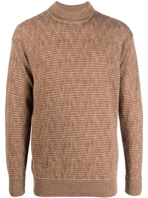 Sweter Giorgio Armani Pre-owned brązowy