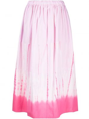 Βαμβακερή φούστα Suzusan ροζ