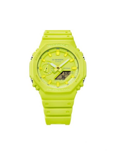 Żółty zegarek G Shock