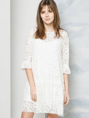 Кружевное платье One белое