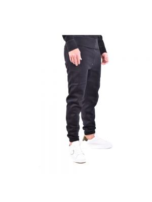 Pantalones de chándal de algodón Ralph Lauren negro