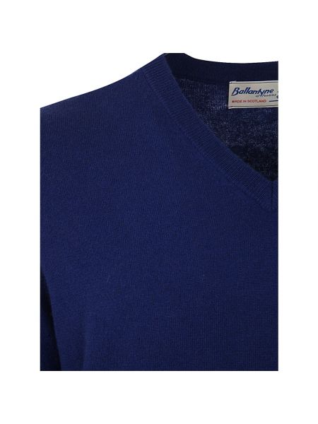 Jersey de terciopelo‏‏‎ de tela jersey Ballantyne azul