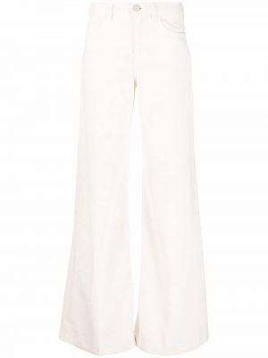Pantalones de cintura alta Pinko blanco