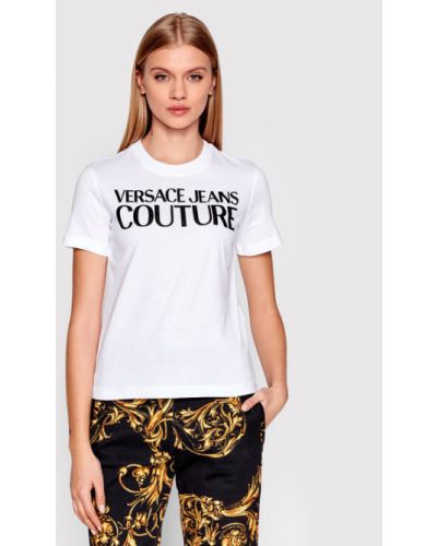 Tričko Versace Jeans Couture, bílá