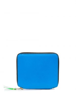 Usnjena denarnica Comme Des Garçons Wallet modra