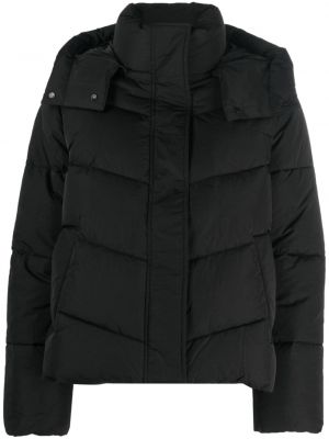 Páperová bunda so stojačikom Calvin Klein čierna