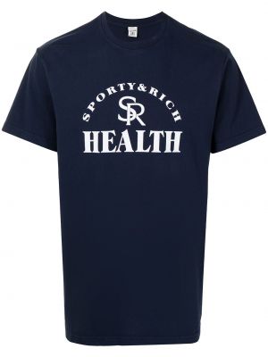 Camiseta Sporty & Rich azul