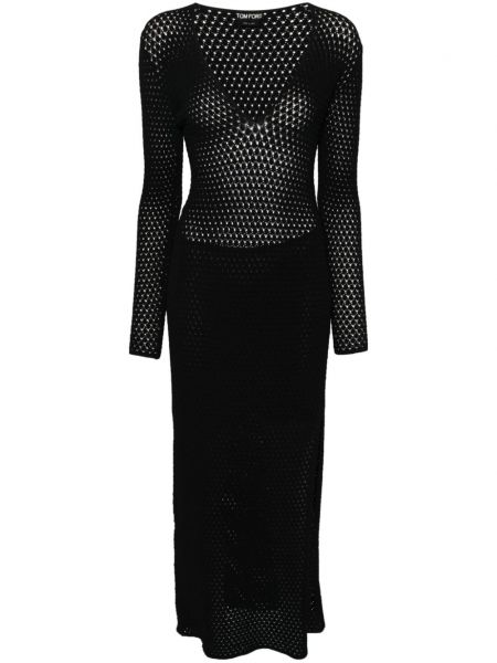 Rovné šaty Tom Ford černé