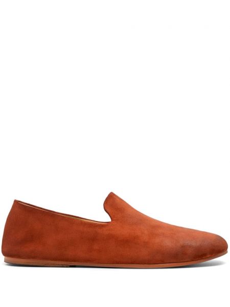 Pantofi loafer din piele de căprioară slip-on Marsell portocaliu