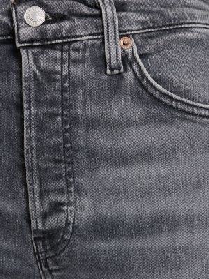 Voľné bavlnené priliehavé džínsy Re/done sivá