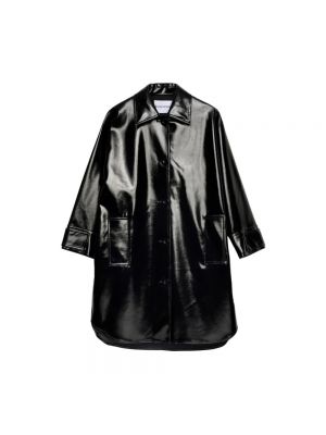 Pikowana kurtka skórzana Stand Studio czarna