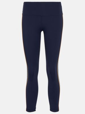 Спортивные штаны с высокой талией из джерси Tory Sport синие