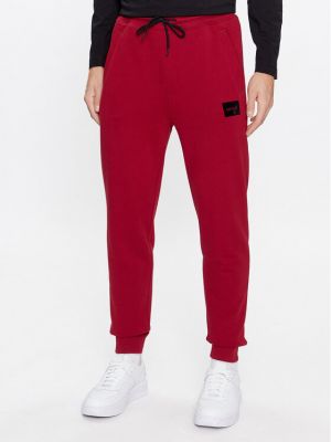 Pantaloni sport Hugo roșu