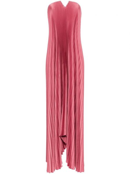 Plisirana večernja haljina L'idée ružičasta
