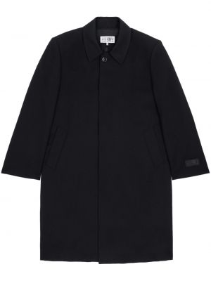 Vlnený kabát Mm6 Maison Margiela čierna