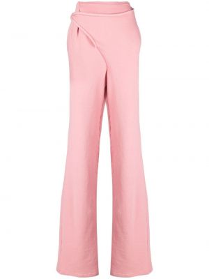 Bombažne hlače Ottolinger roza