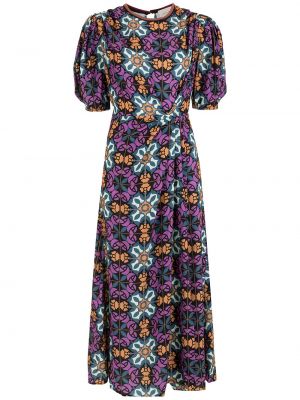 Midi haljina s cvjetnim printom s printom Cecilia Prado