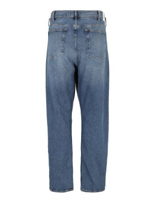 Дънки straight leg Calvin Klein Jeans Plus синьо