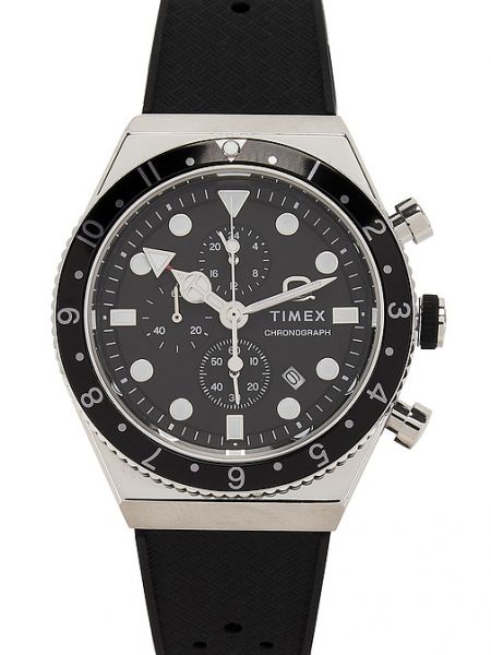 Kronograf izle Timex siyah