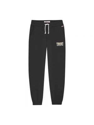 Spodnie sportowe Tommy Jeans czarne