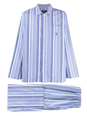 Пижама на райета с принт Polo Ralph Lauren