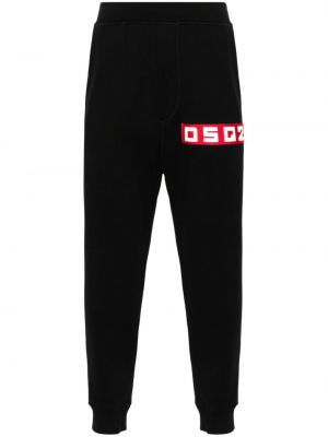 Pantaloni sport Dsquared2 negru