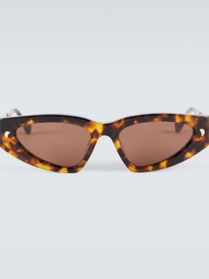 Okulary przeciwsłoneczne Nanushka brązowe