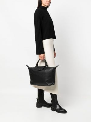 Shopper rankinė Longchamp juoda