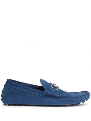 Seemisnahksed loafer-kingad Gucci sinine