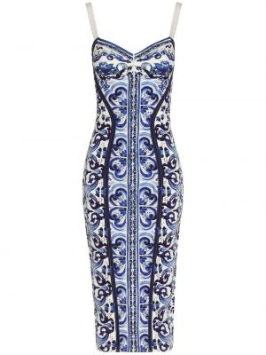 Kleid mit print Dolce & Gabbana